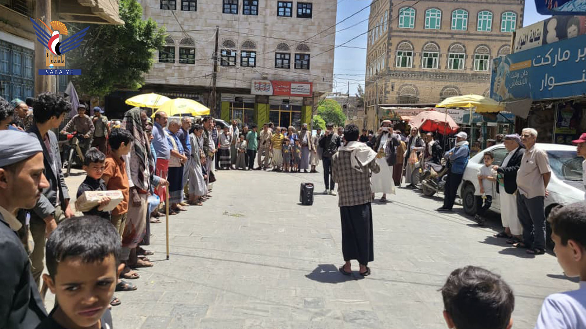 وقفات بمديرية الوحدة بأمانة العاصمة إسنادا لغزة والنفير لمواجهة العدو الصهيوني