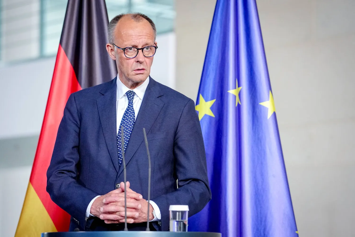 المستشار الألماني: الوضع الإنساني في قطاع غزة كارثي