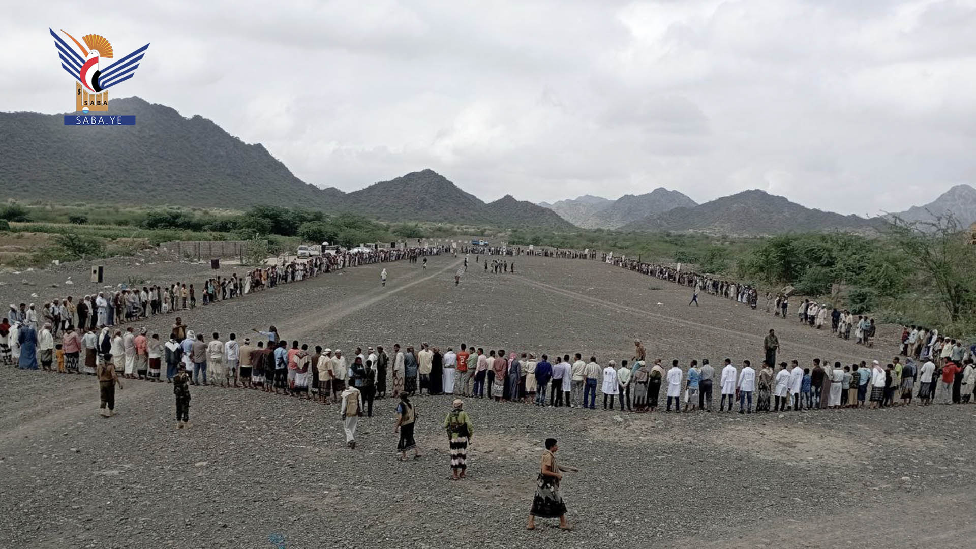 قبائل جبل راس بالحديدة يعلنون النفير نصرة لفلسطين والبراءة من الخونة