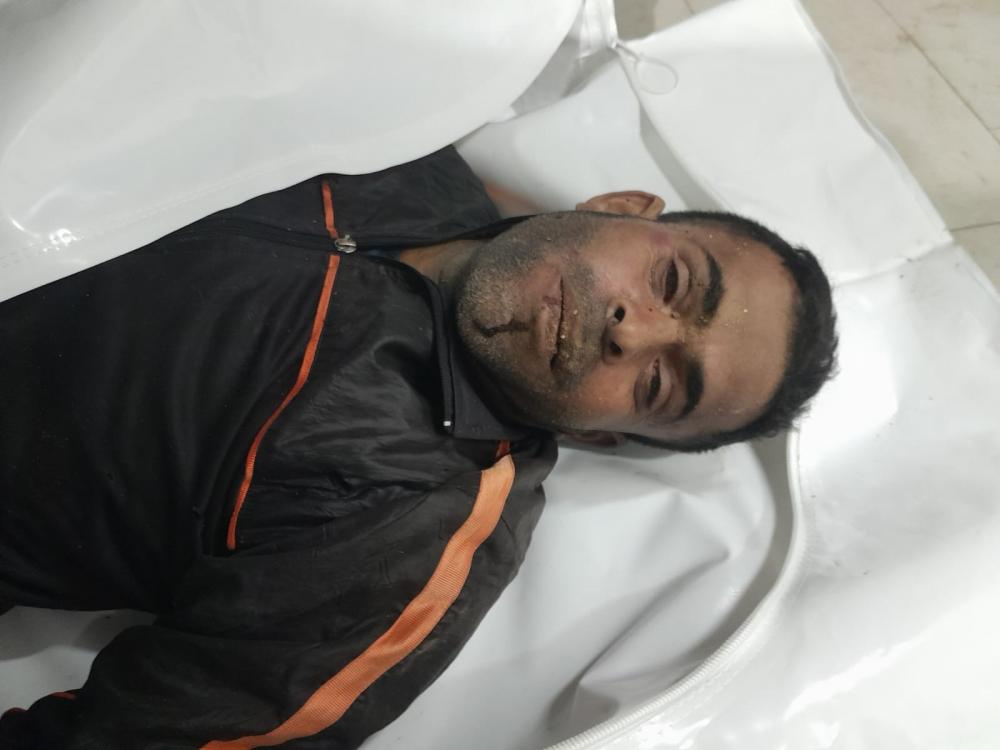 استشهاد مواطن فلسطيني برصاص العدو الصهيوني في خان يونس بغزة