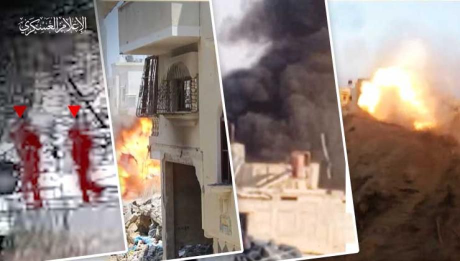 "القسام" تعلن عن تفجير حقل ألغام بآليات صهيونية في دير البلح