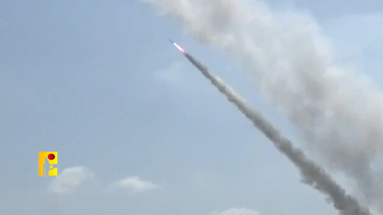 حزب الله" يبث مشاهد من عملية قصف "تجمع الكريوت" شمال حيفا