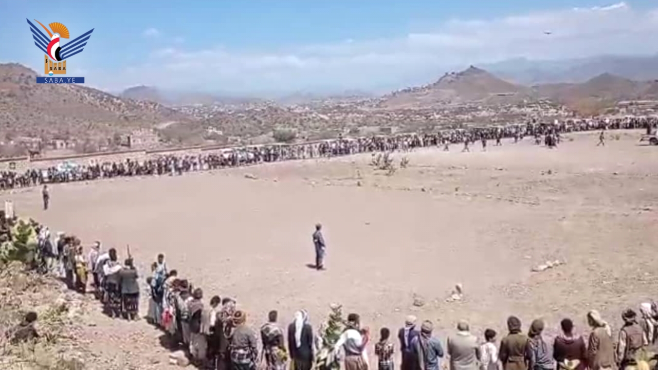 قبائل الحشاء في الضالع تعلن النكف والنفير العام لمواجهة العدوان الأمريكي