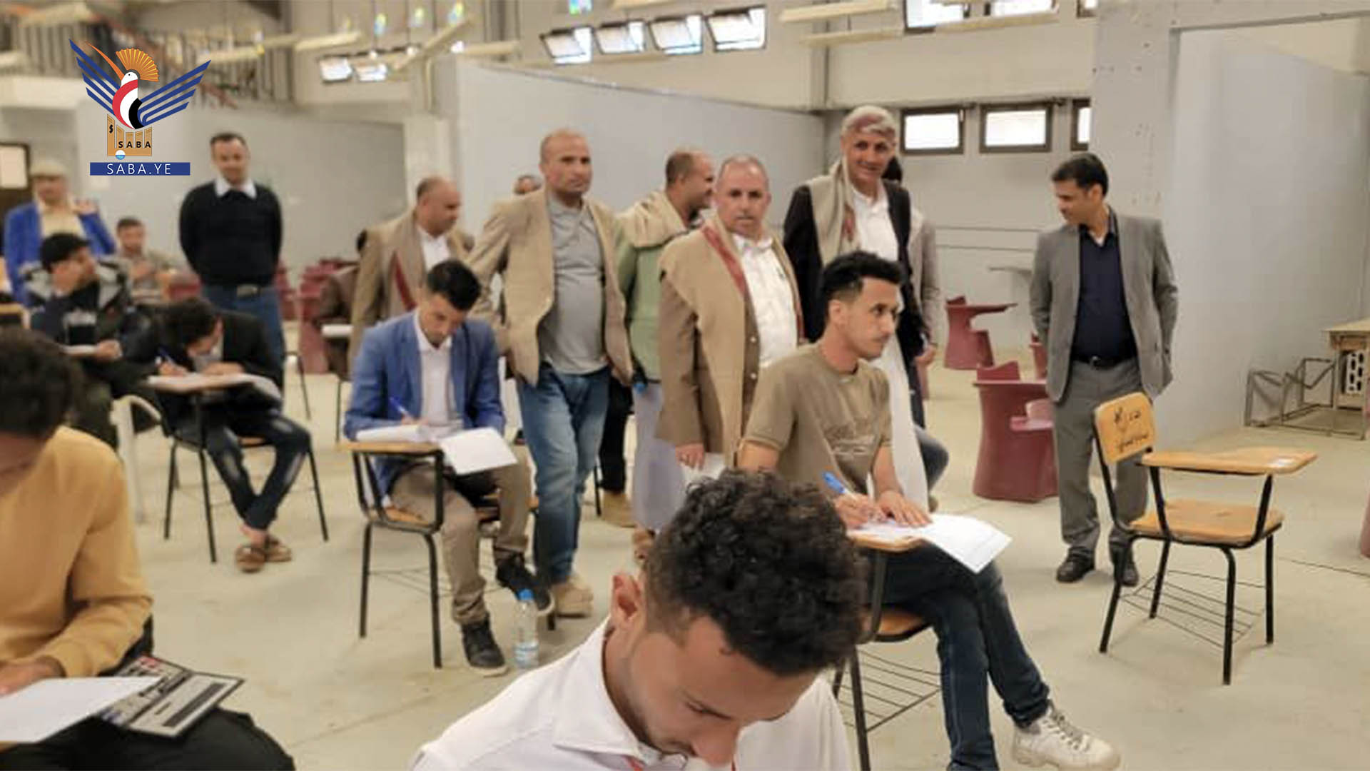 تدشين الاختبارات النهائية للفصل الدراسي الثاني في الكلية النوعية بمديرية السدة بإب