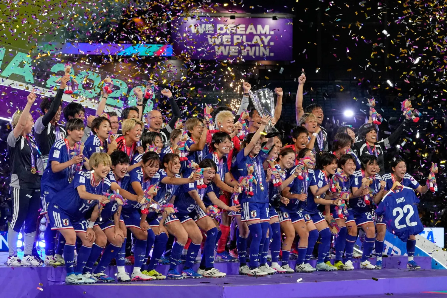 اليابان تتوج بكأس آسيا للسيدات للمرة الثالثة في تاريخها بعد فوزها على أستراليا