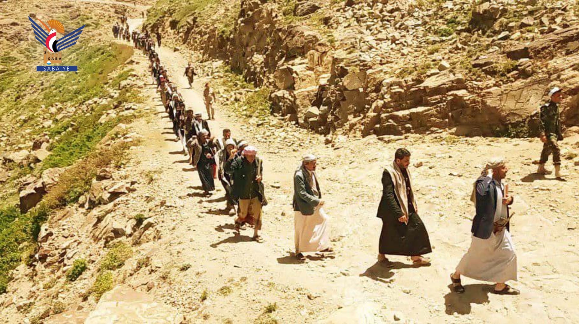  ريمة.. مسير ومناورة عسكرية لخريجي دورات "طوفان الأقصى" في كسمة