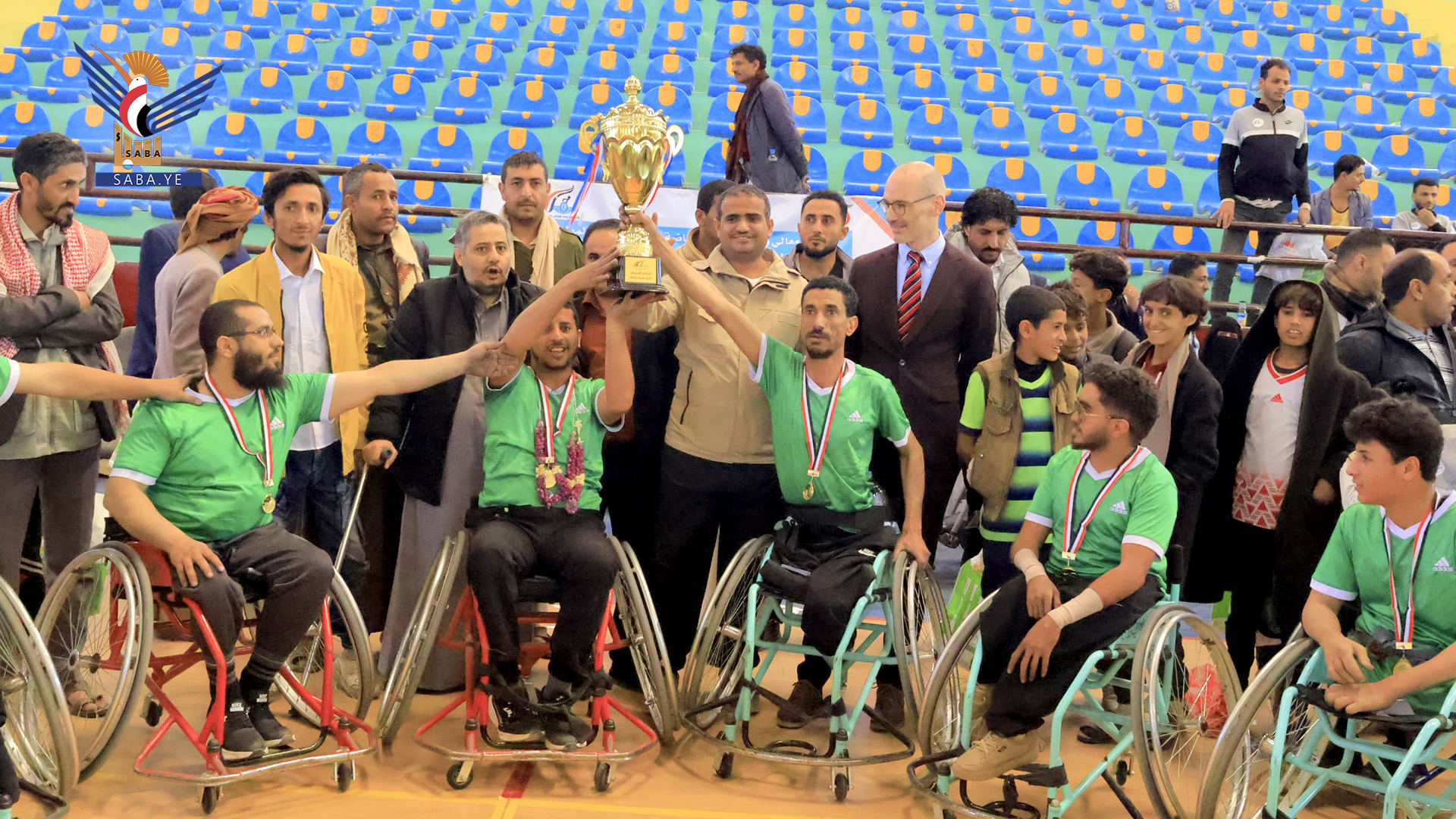 اختتام بطولة كرة السلة - كراسي متحركة لذوي الإعاقة الحركية بصنعاء