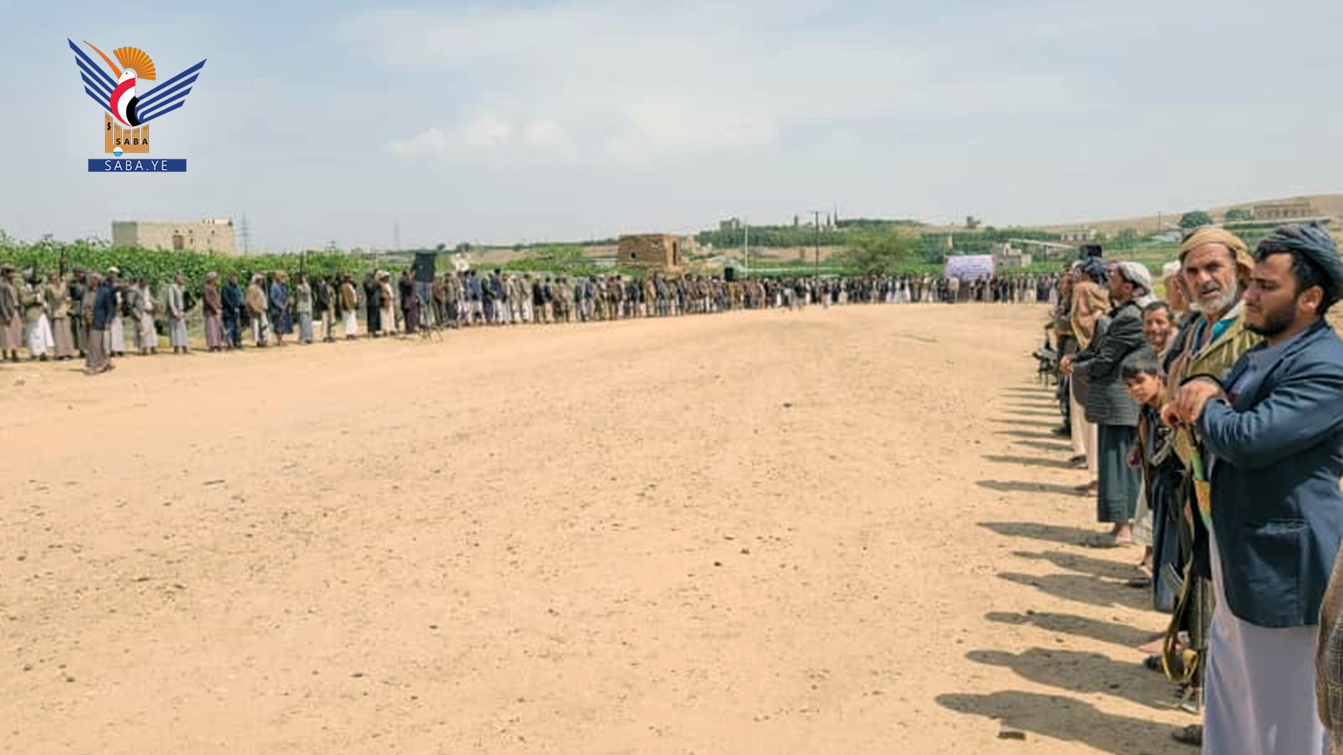 وقفة في بني حشيش بصنعاء تنديداً بالعدوان الصهيوني وتفويضا لقائد الثورة