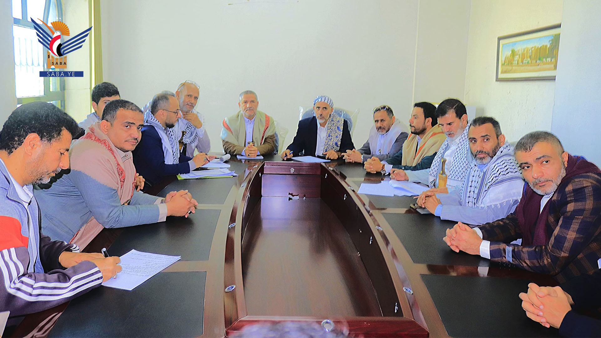 اجتماع للجنة التحضيرية للمؤتمر الثالث "فلسطين قضية الأمة المركزية" برئاسة مفتاح