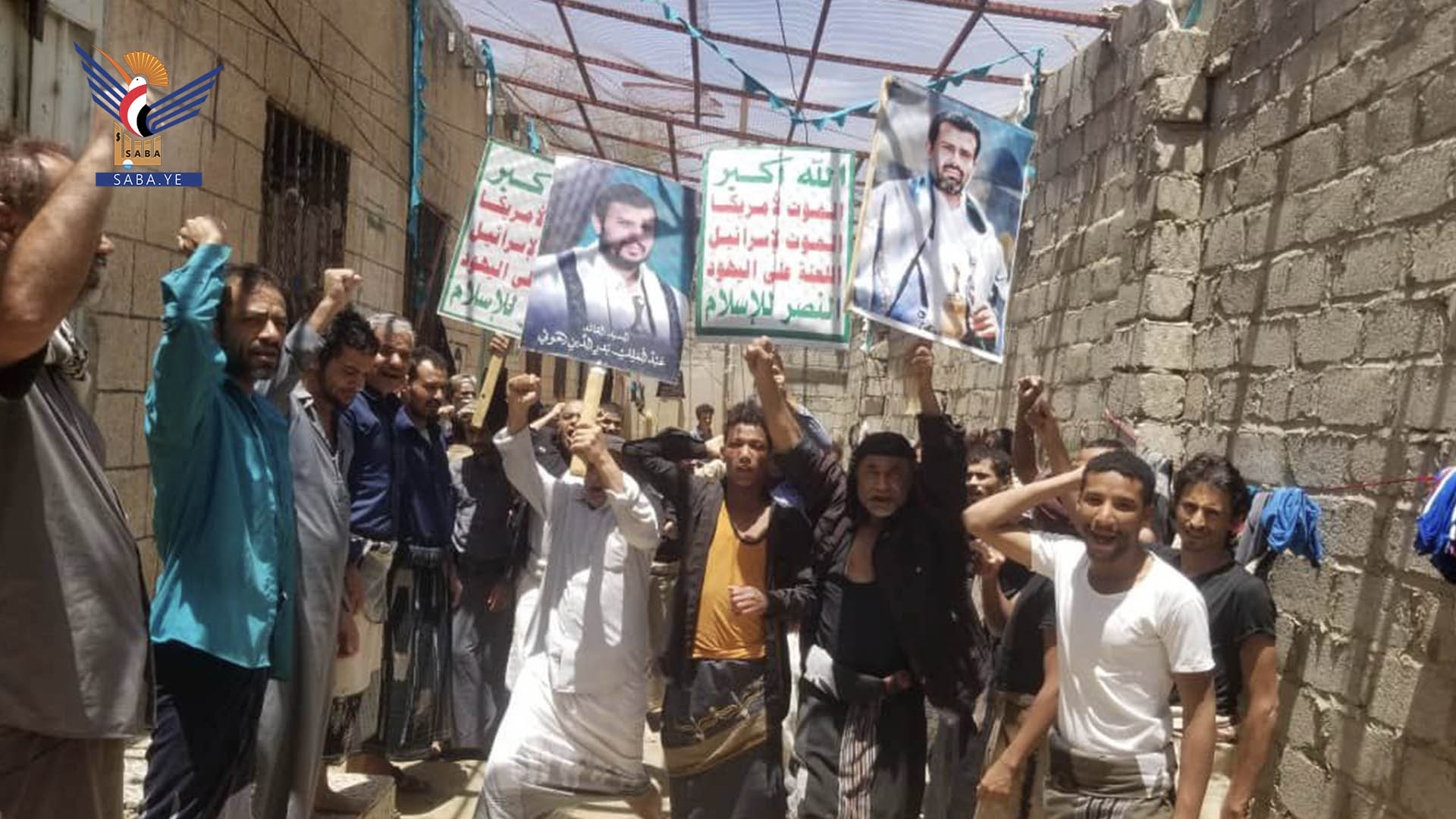 وقفة تضامنية لنزلاء الإصلاحية المركزية بالضالع نصرةً لغزة