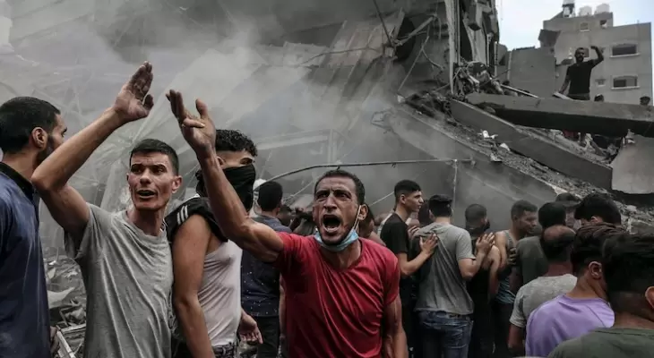 استشهاد سبعة فلسطينيين في قصف العدو الصهيوني بيت لاهيا