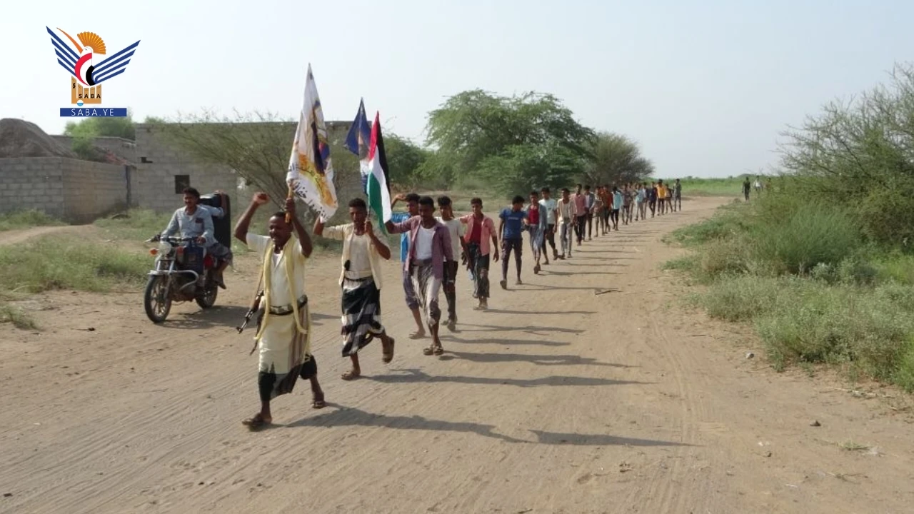 مسيران لـ 250 من خريجي دورات "طوفان الأقصى" في الزيدية والسخنة بالحديدة