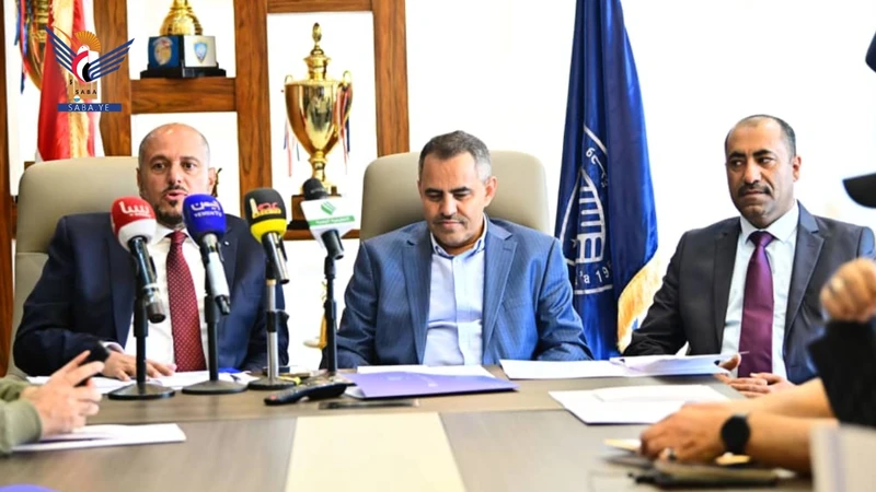 مؤتمر صحفي لنادي وحدة صنعاء تدشينًا للملتقى الشتوي السابع للألعاب الرياضية