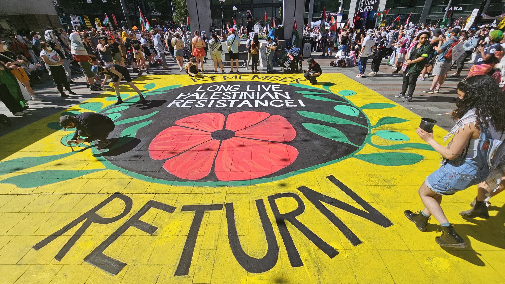 تظاهرات في عدة مدن أمريكية للمطالبة بوقف "الابادة الجماعية" في غزة