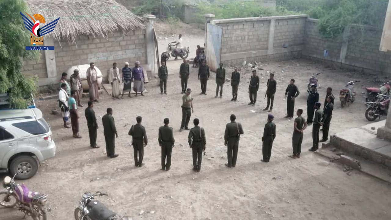 وقفات لمنتسبي الشرطة بمحافظة الحديدة تضامناً مع الشعب الفلسطيني