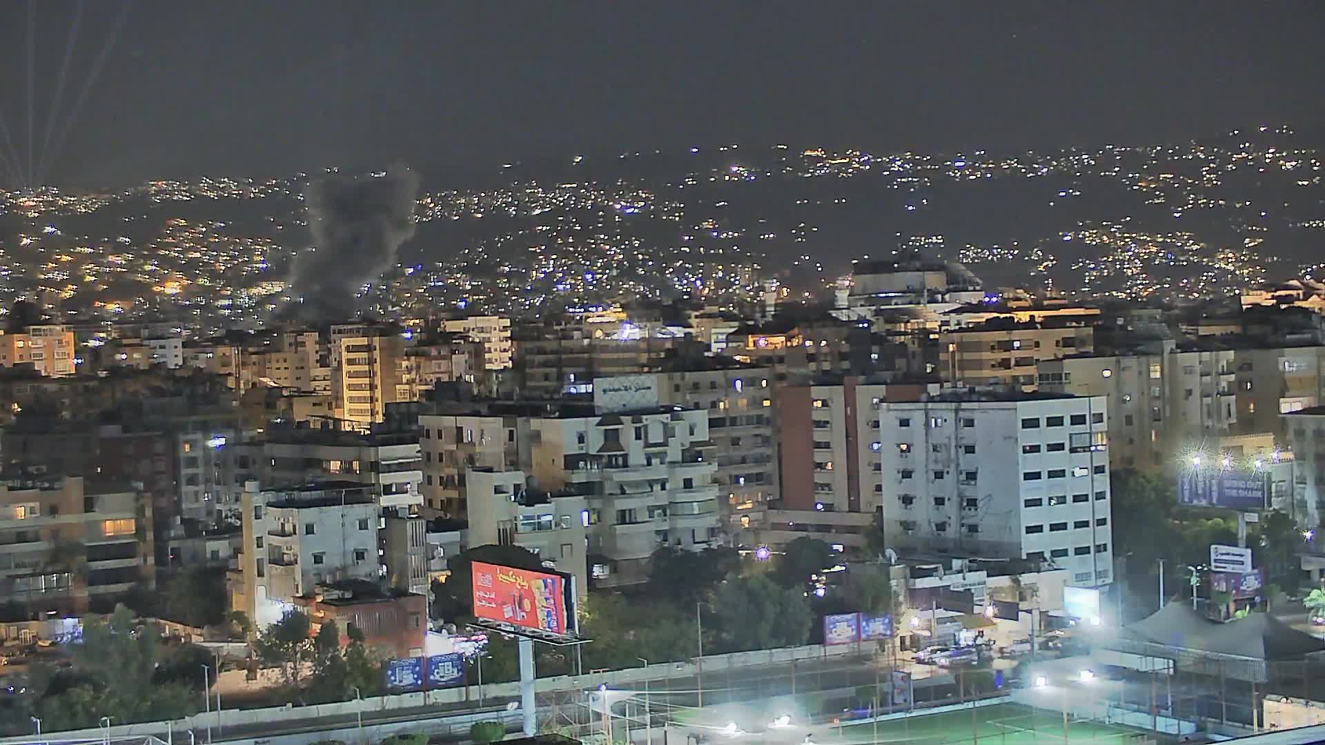 العدو الإسرائيلي يشن غارات على الضاحية الجنوبية لبيروت