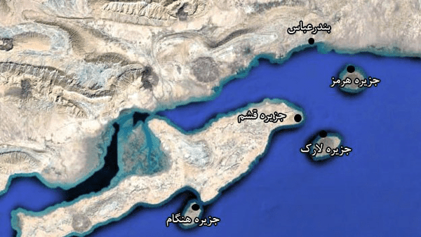 صواريخ أمريكية معادية تصيب مواقع قرب جزيرة قشم جنوب إيران