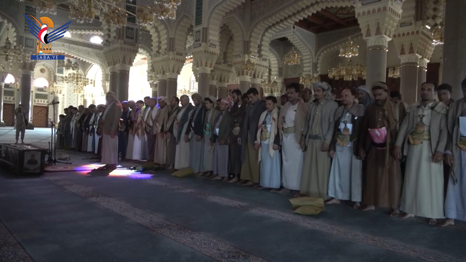 تشييع جثمان الشهيد وضاح العماد من أبناء مديرية حريب القراميش بمأرب