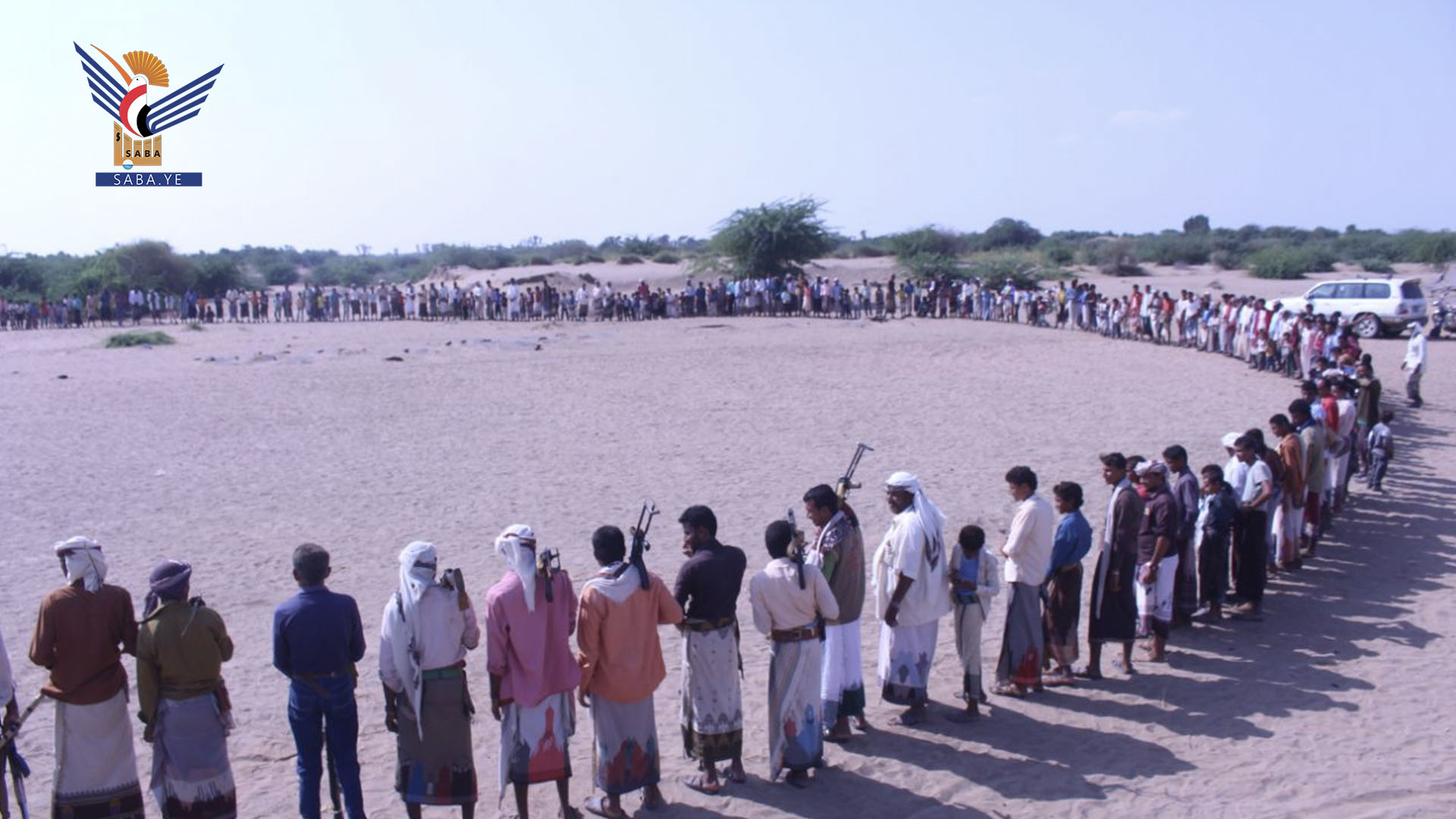 وقفة قبلية حاشدة في الدريهمي للاستنفار وإعلان النكف في مواجهة الأعداء