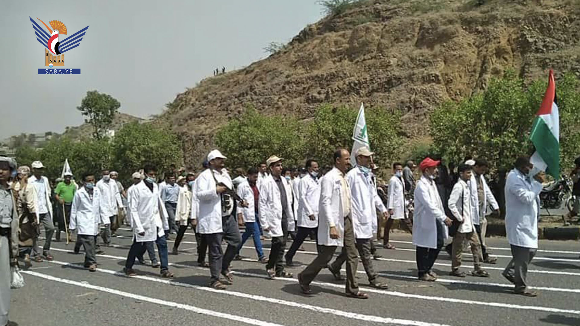 عرض شعبي ومناورة لخريجي دورات طوفان الأقصى في نجرة بحجة