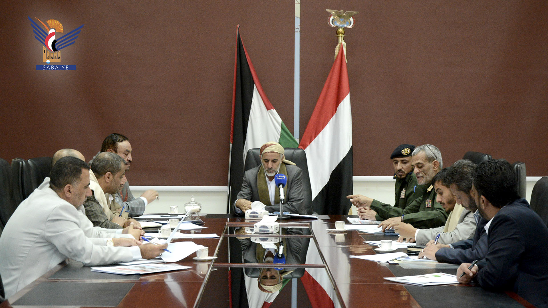 مفتاح يناقش آلية تطوير أداء مصلحة الدفاع المدني وتعزيز جاهزيتها