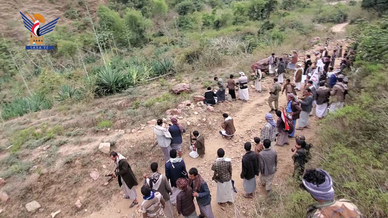 حجة.. مسير وتطبيق قتالي ومناوره لخريجي طوفان الأقصى في بني العوام