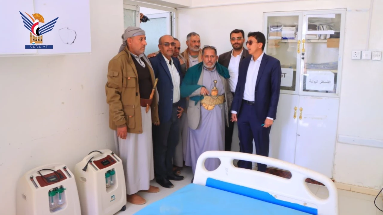 تفقد سير العمل في مستشفى عومرة الريفي بمديرية أرحب