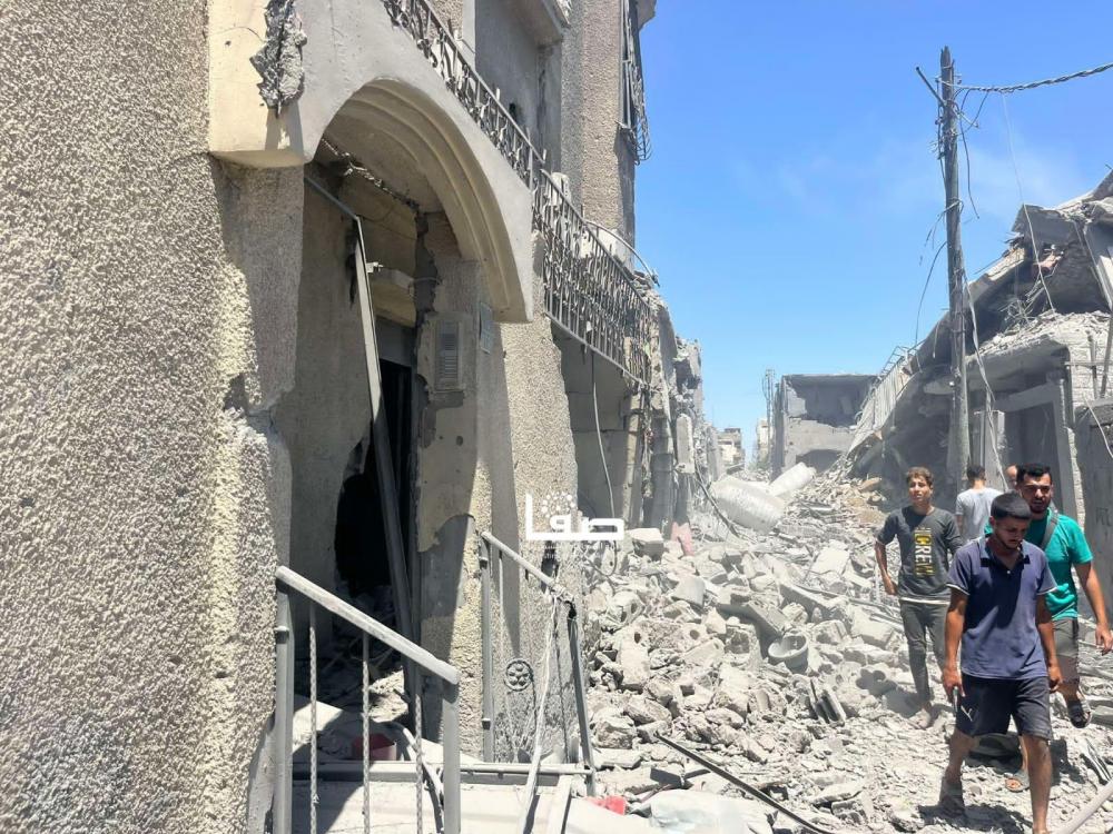  استشهاد 14 فلسطينيا بينهم صحفيان في مجازر جديدة ارتكبها العدو في خان يونس