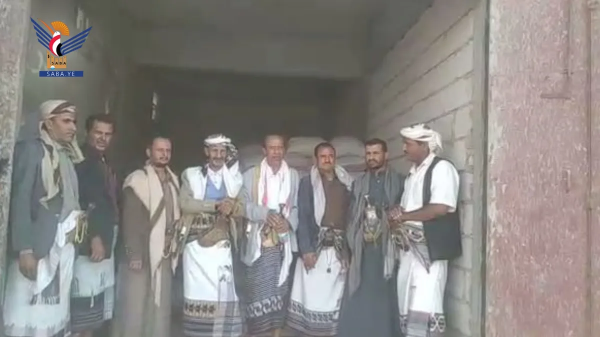 تدشين توزيع سلال غذائية في مديرية السوادية بالبيضاء