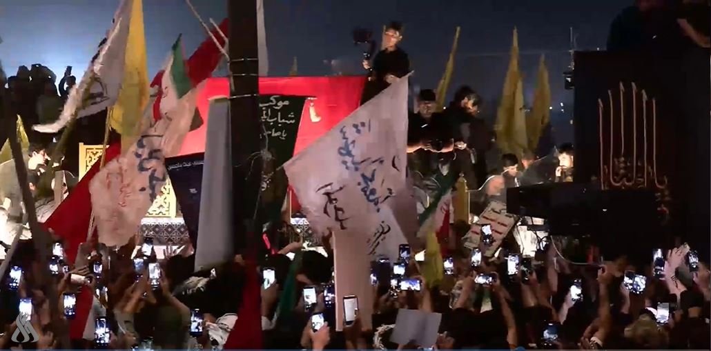 بدء مراسم التشييع الشعبي لجثمان الشهيد السيد علي الخامنئي في كربلاء