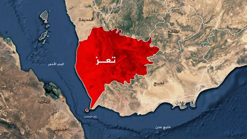 مرتزقة العدو السعودي يستهدفون منطقة الأكمة في مقبنة بتعز