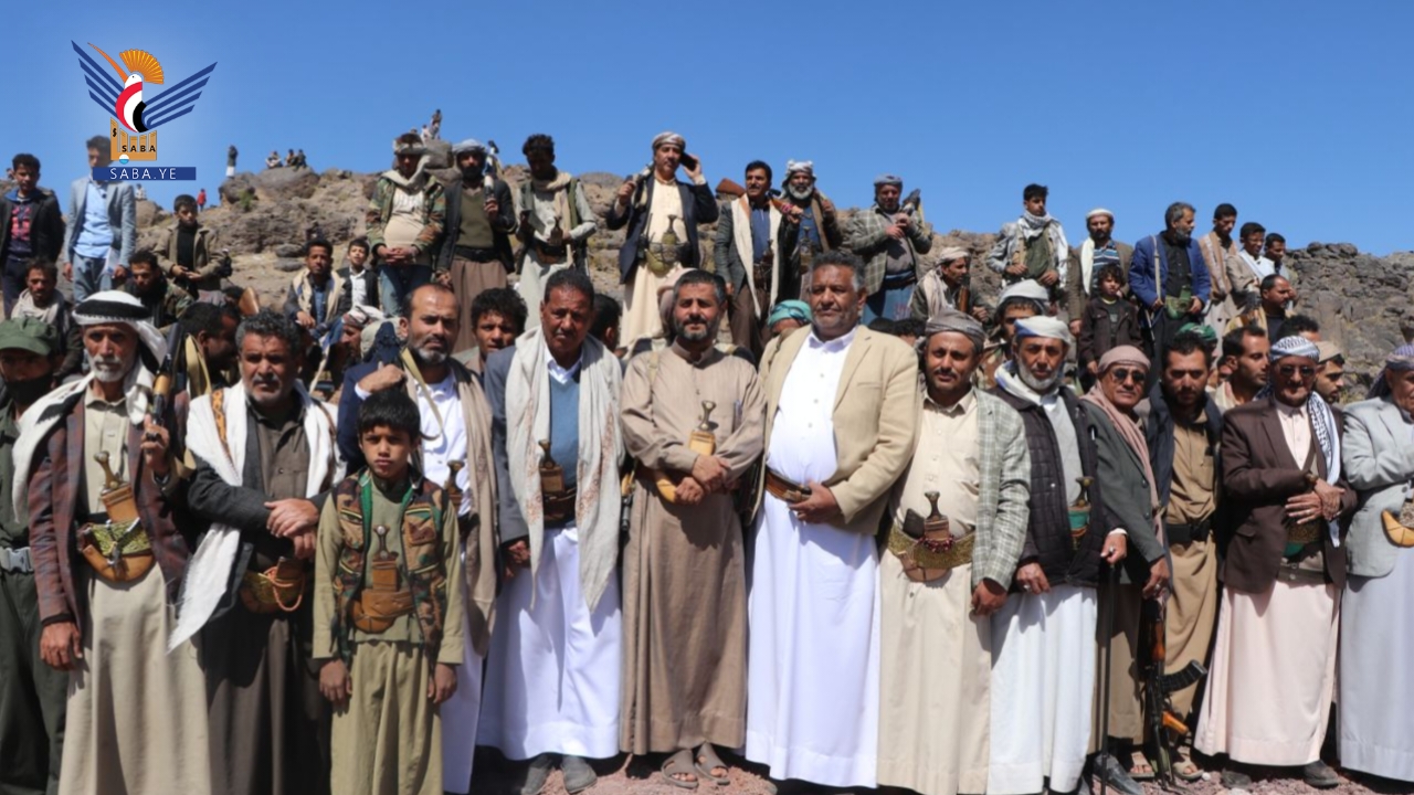 قبائل مديرية ذمار تعلن النفير والجهوزية لمواجهة الأعداء