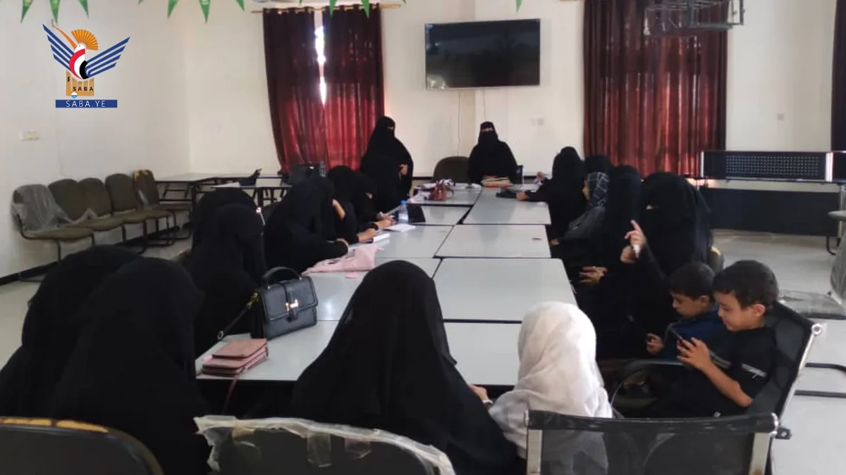 بدء دورة تدريبية في مجال التطريز بحجة