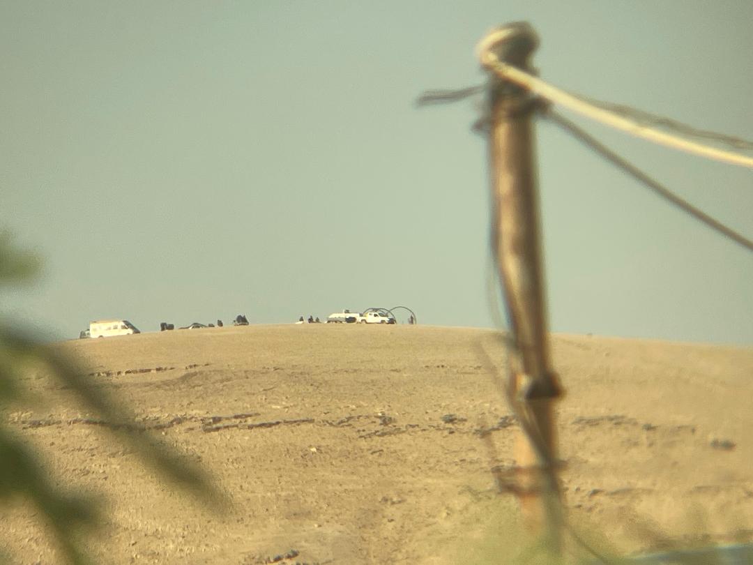  مستوطنون يقيمون بؤرة استيطانية مطلة على العوجا شمال أريحا 