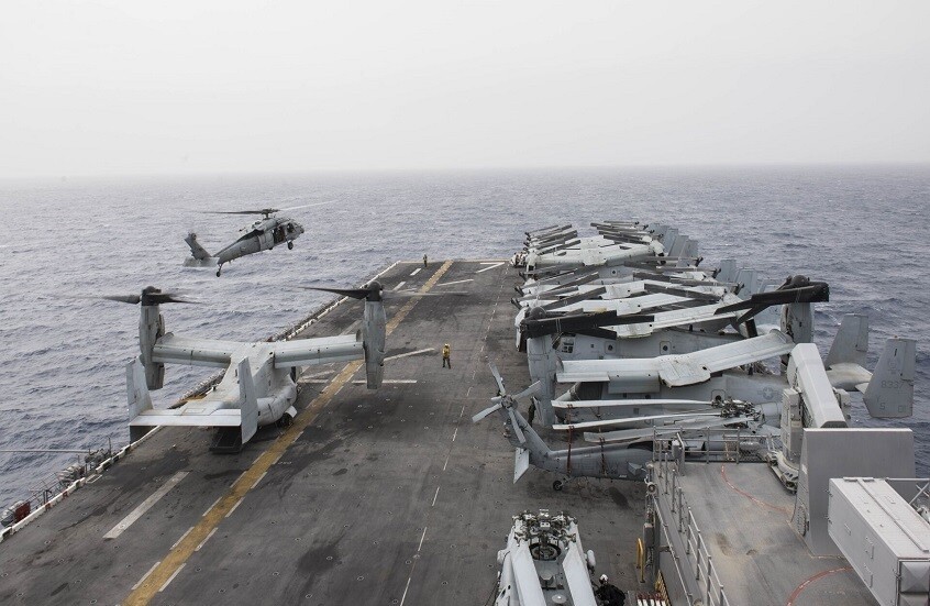 إعلام: السفن الأمريكية على بعد 200 كيلومتر من جزيرة لا أورشيلا الفنزويلية