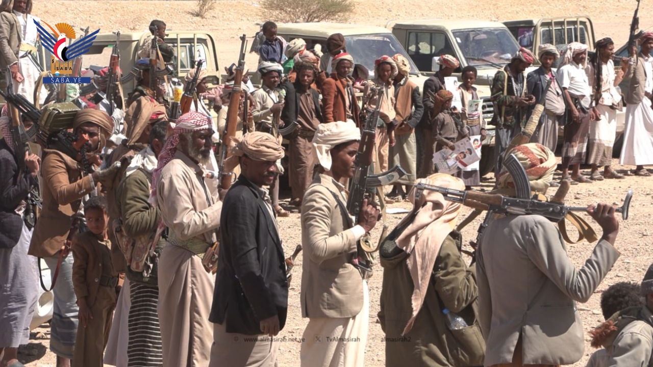 الجوف.. وقفة مسلحة لأحفاد بلال وفاءً للشهداء وإعلانا للجهوزية