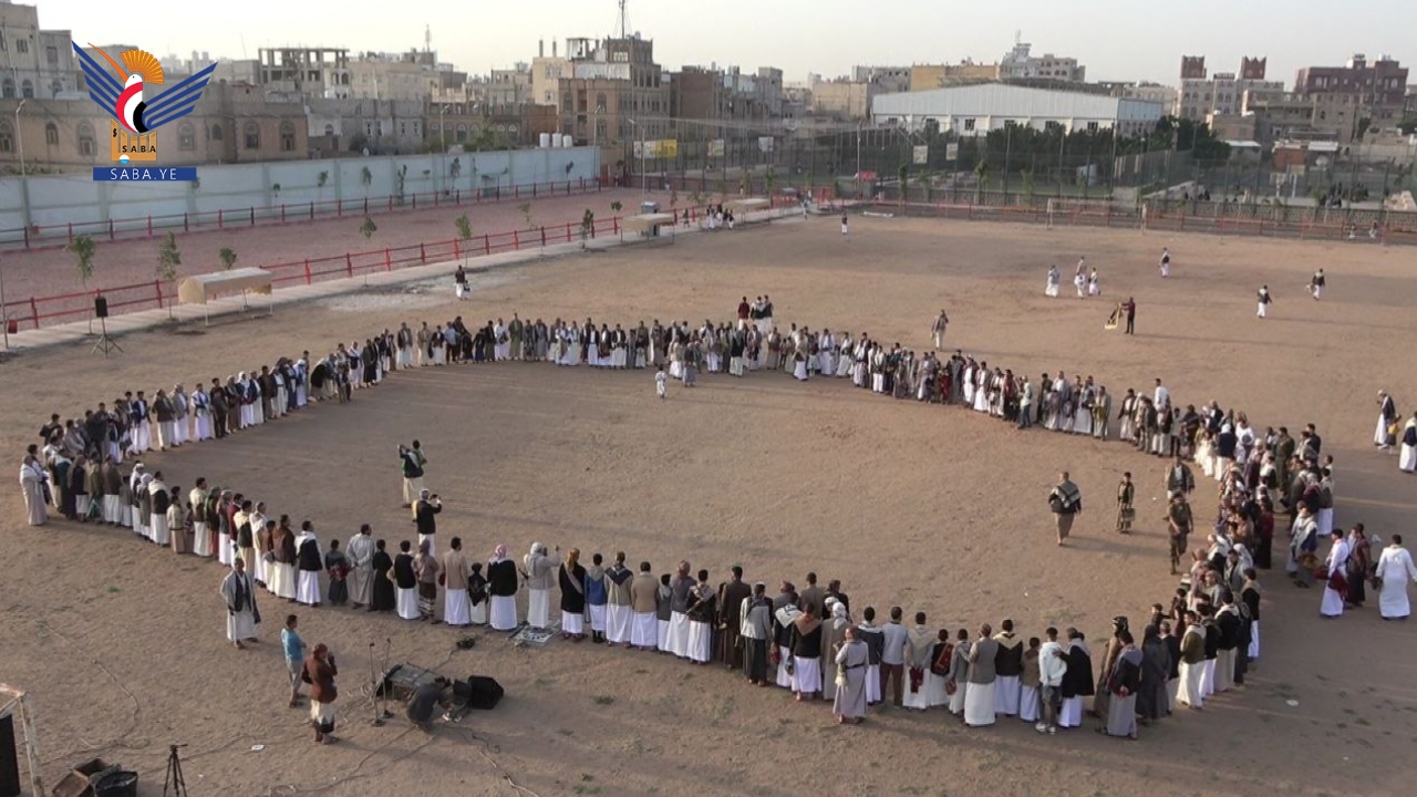 وقفات حاشدة بمحافظة صنعاء دعماً لغزة واستجابة لدعوة قائد الثورة 