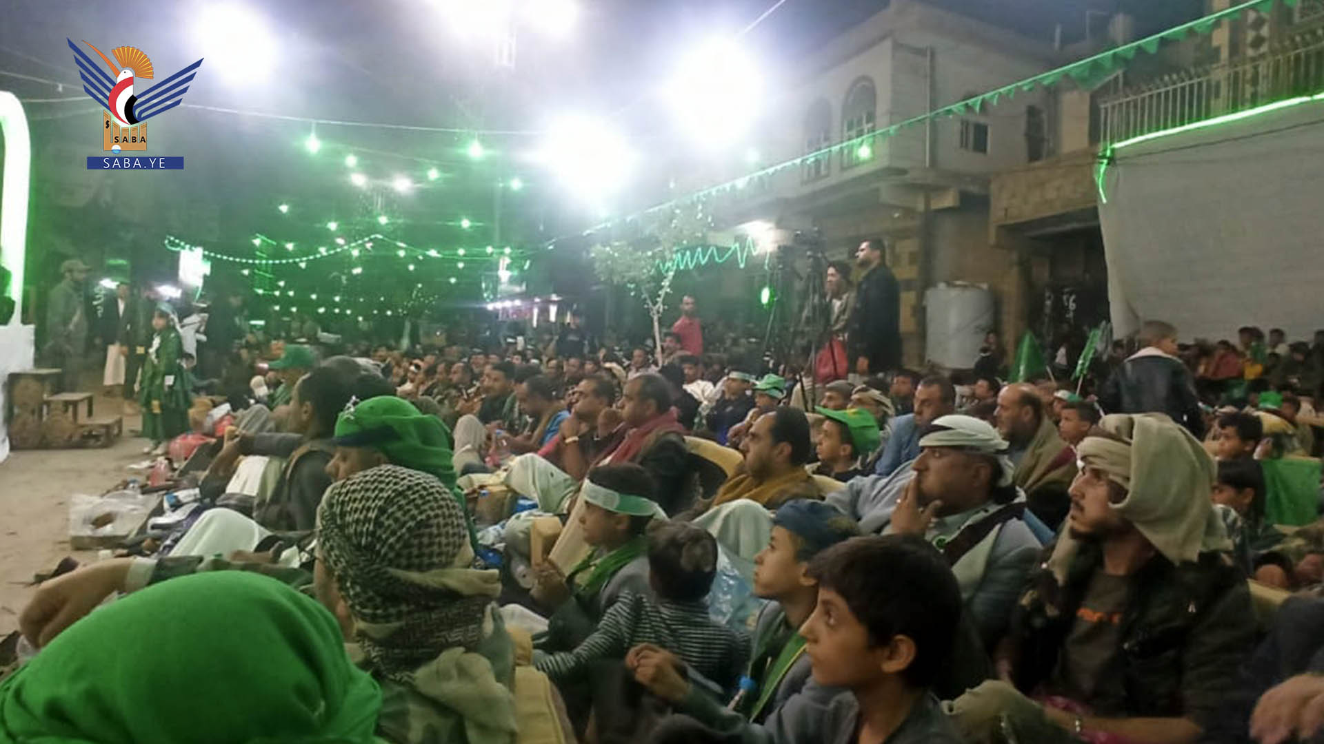 أمسية في مديرية دمت بالضالع بذكرى المولد النبوي