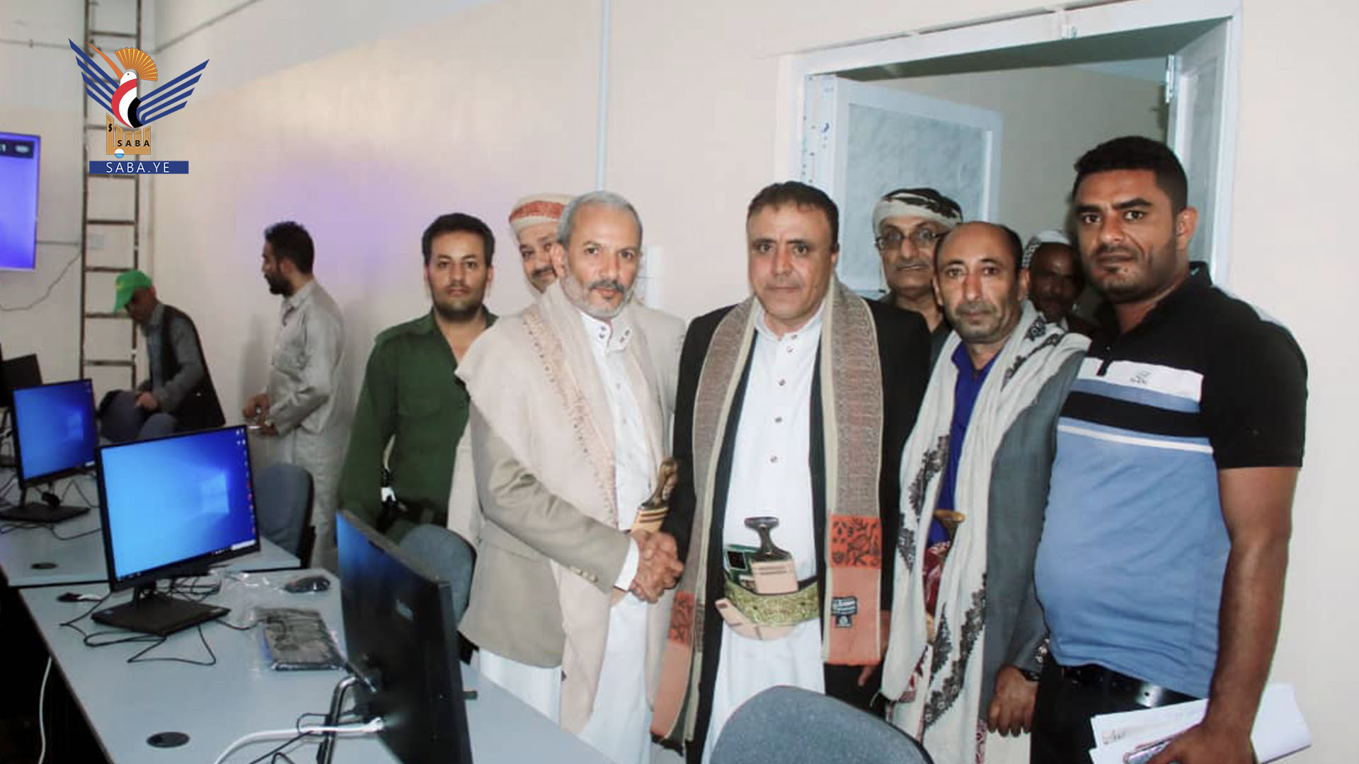 تفقد مشروع الربط الشبكي بين ديوان محافظة الضالع ووزارة الإدارة والتنمية المحلية