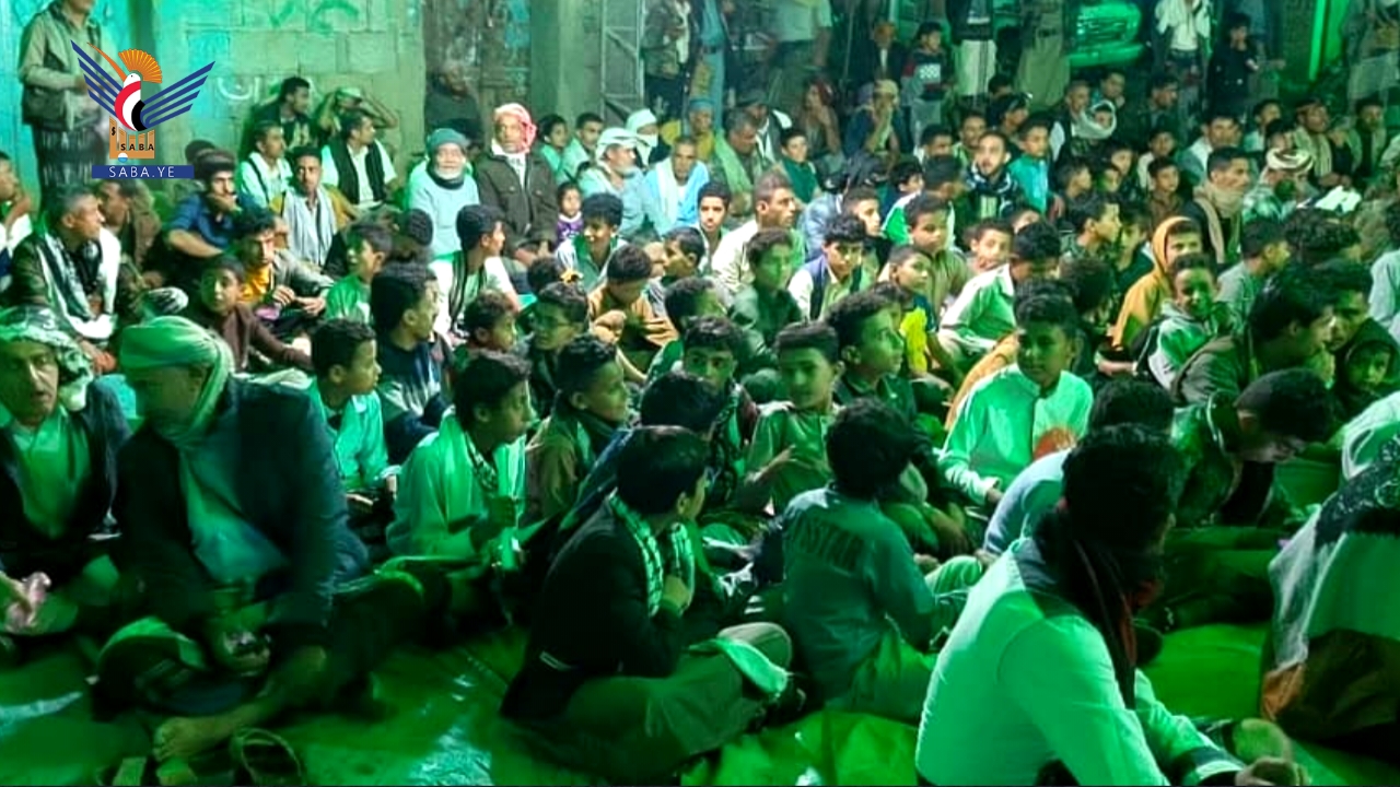 أمسية بمديرية الحشاء في الضالع بذكرى المولد النبوي