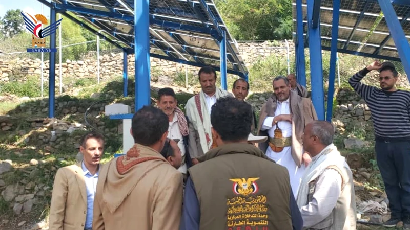 استكمال مشروع مياه منطقة بني شديد في مديرية بني سعد بالمحويت