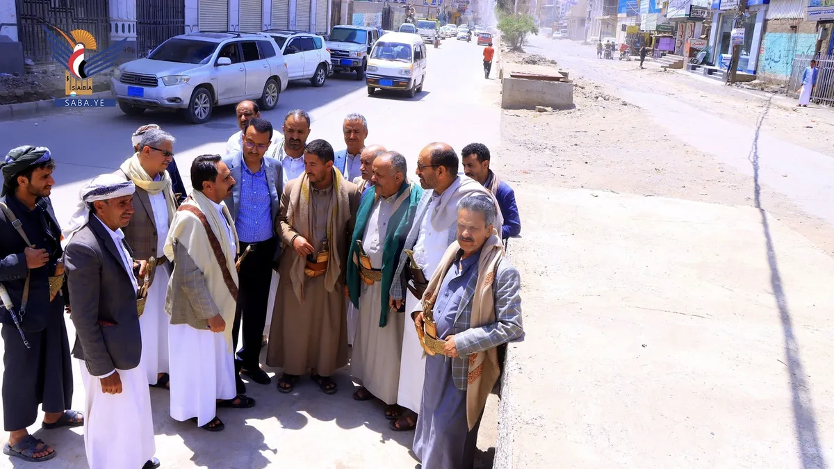 الجيلاني يتفقد تجهيز مصارف مياه الأمطار وشبكة الصرف الصحي بمركز محافظة صنعاء