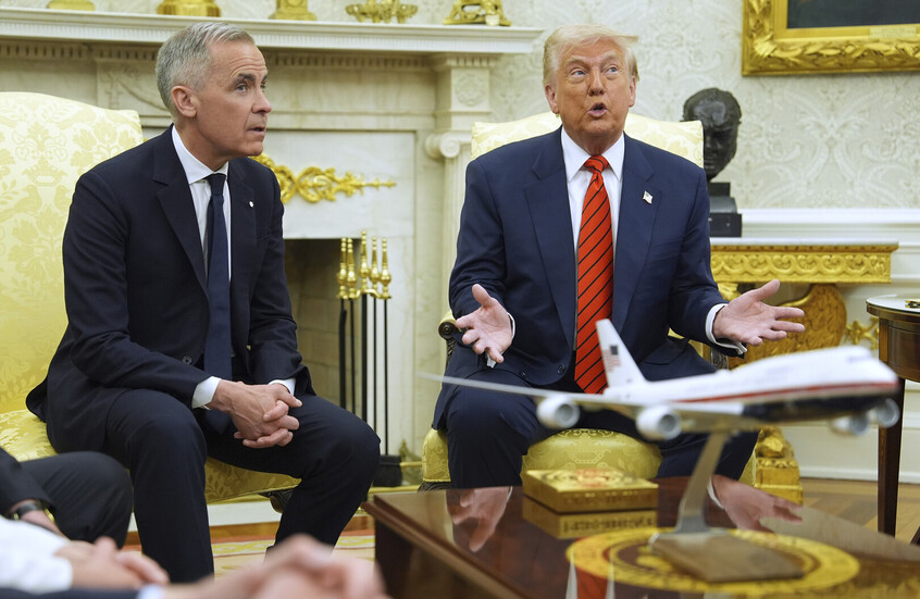 ترامب يجدد التأكيد على رغبته في ضم كندا بحضور رئيس وزرائها