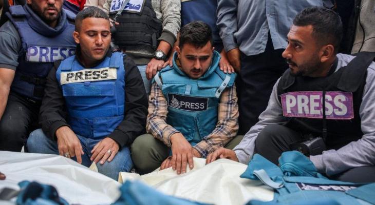 "حماية الصحفيين": استهداف الصحفيين الفلسطينيين بغزة جريمة حرب غير مبررة