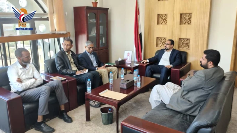 وكيل وزارة الخارجية يلتقي ممثل منظمة الإغاثة الإسلامية باليمن