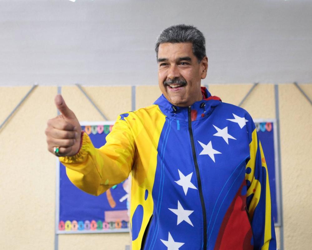 مادورو يفوز بولاية ثالثة في انتخابات الرئاسة الفنزويلية مادورو يفوز بولاية ثالثة في انتخابات الرئاسة الفنزويلية