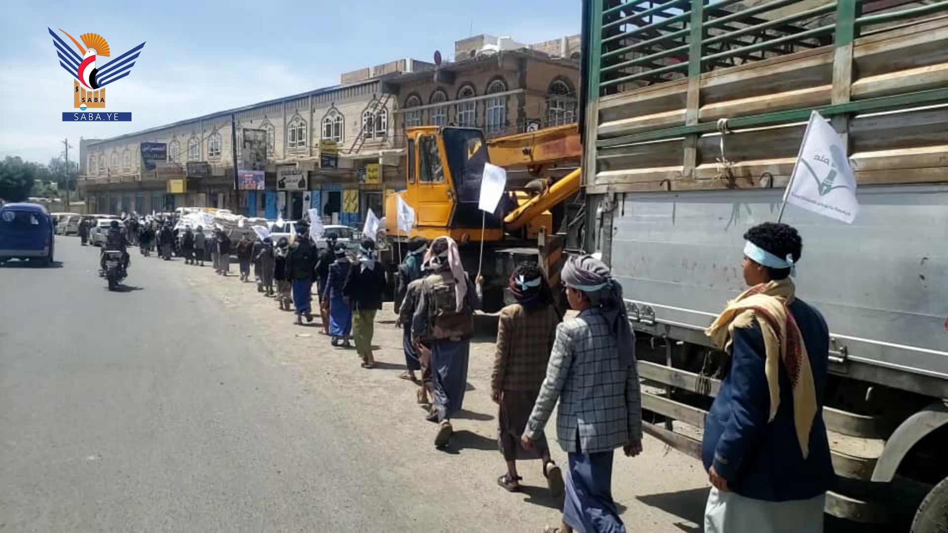 صنعاء .. مسير طلابي لطلاب مدرسة "حياة الدين" الصيفية في الحيمة الداخلية