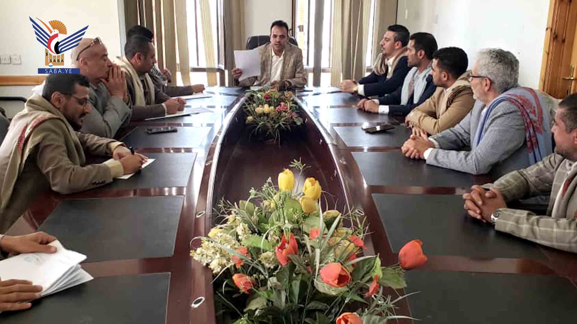 مناقشة أوضاع محطات الكهرباء الخاصة في محافظة صنعاء