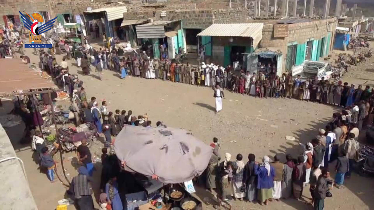 قبائل مخلاف سارع بالمحويت تعلن الجهوزية لمواجهة العدو الأمريكي