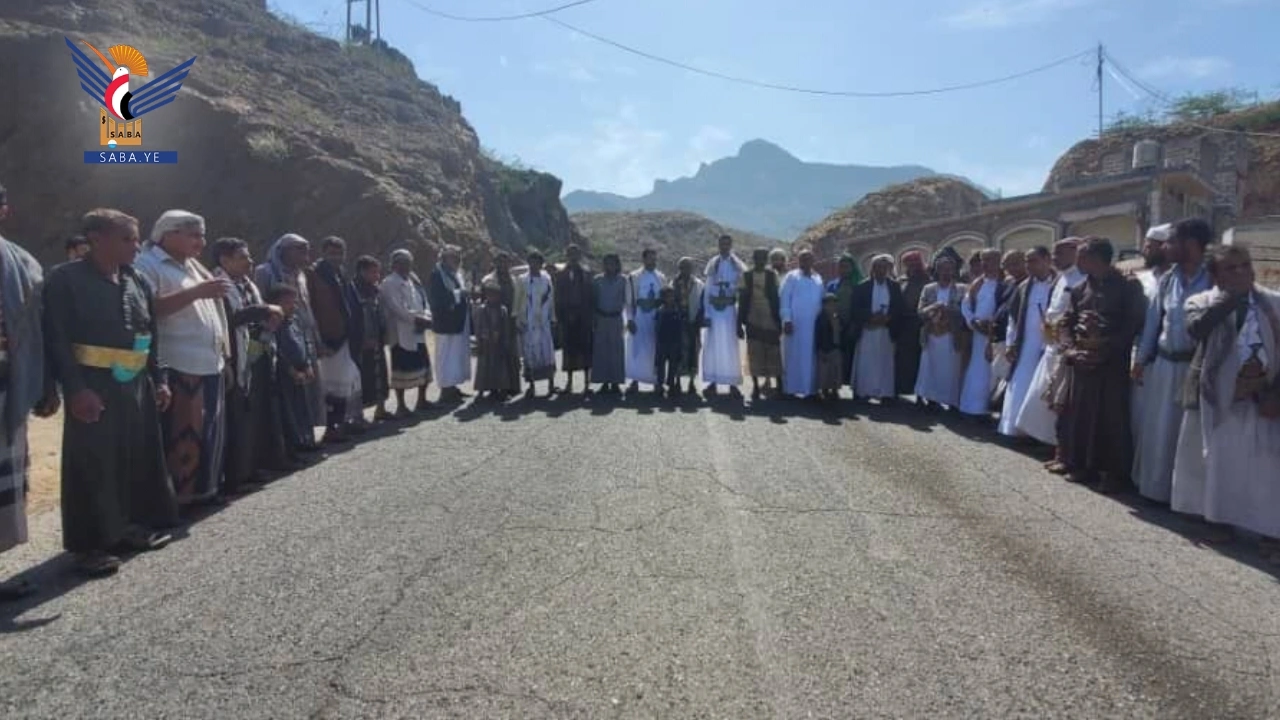 وقفات حاشدة في المحويت تؤكد على ثبات الموقف واستمرار التعبئة